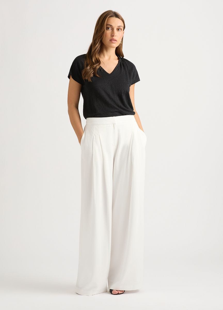 Womens white casual pants outlet