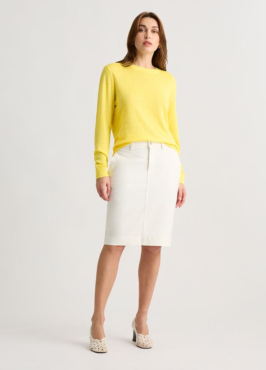 David jones white pencil skirt hot sale