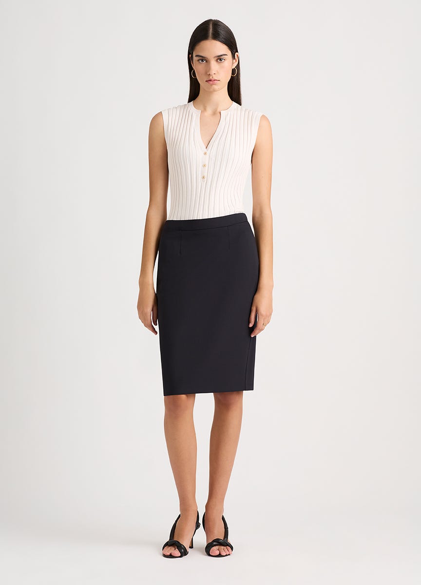 Plus size pencil outlet skirt xl twin