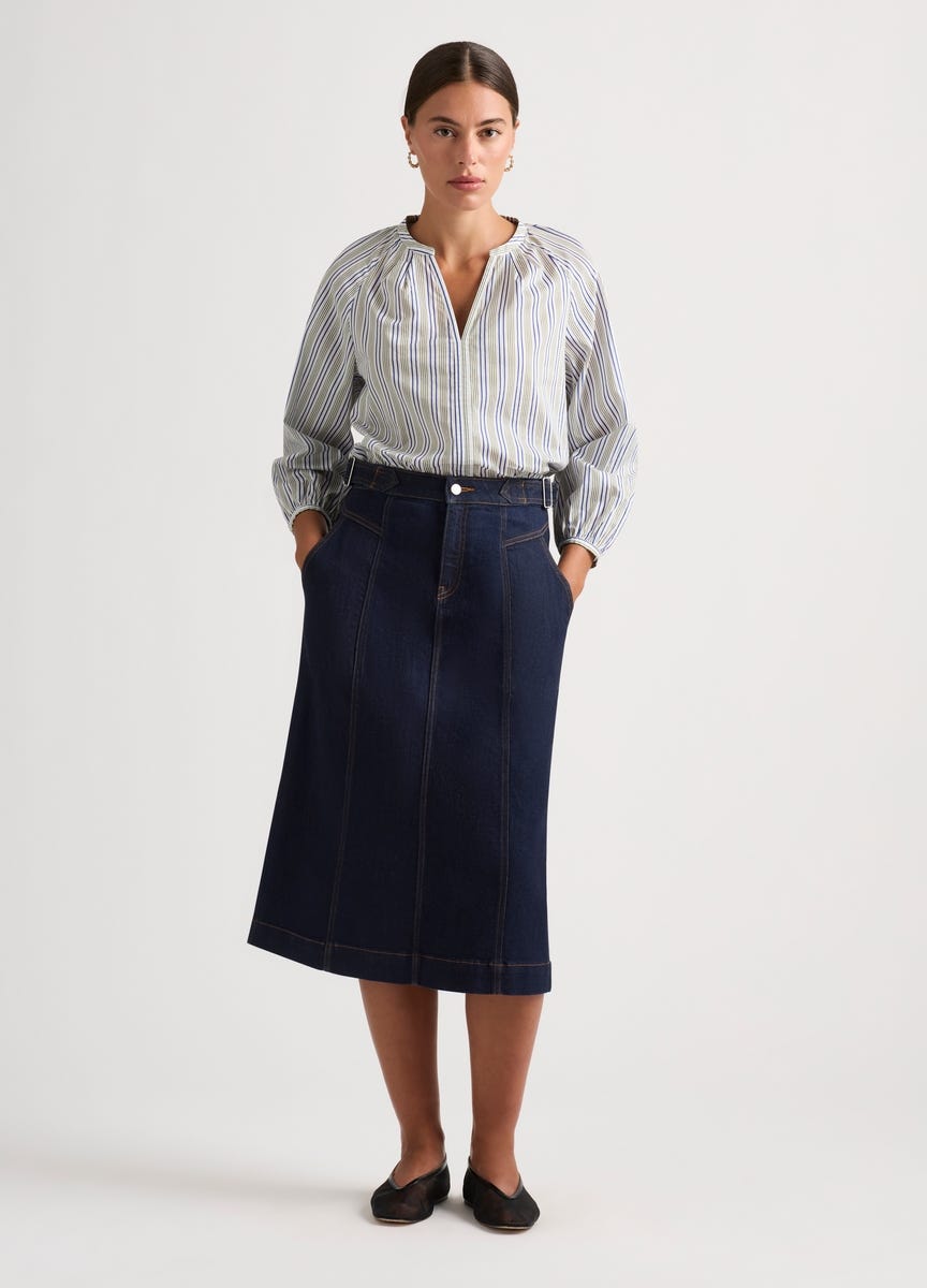 Denim skirt david jones clearance
