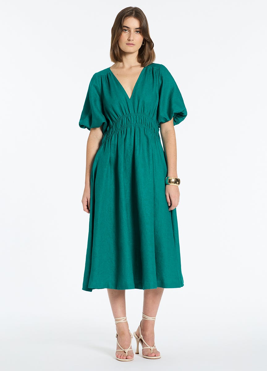 Trey Linen Dress