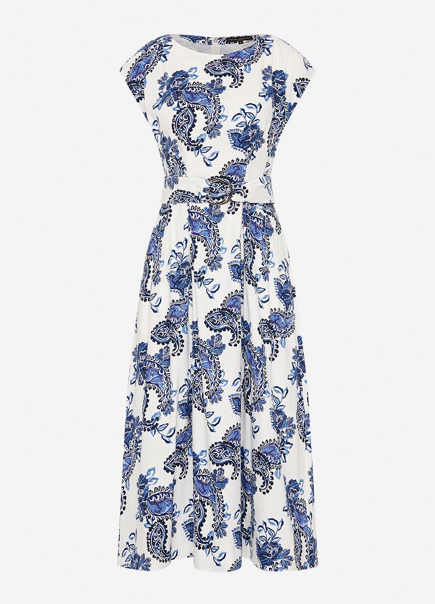 David Lawrence Women s Milena Linen Blend Dress
