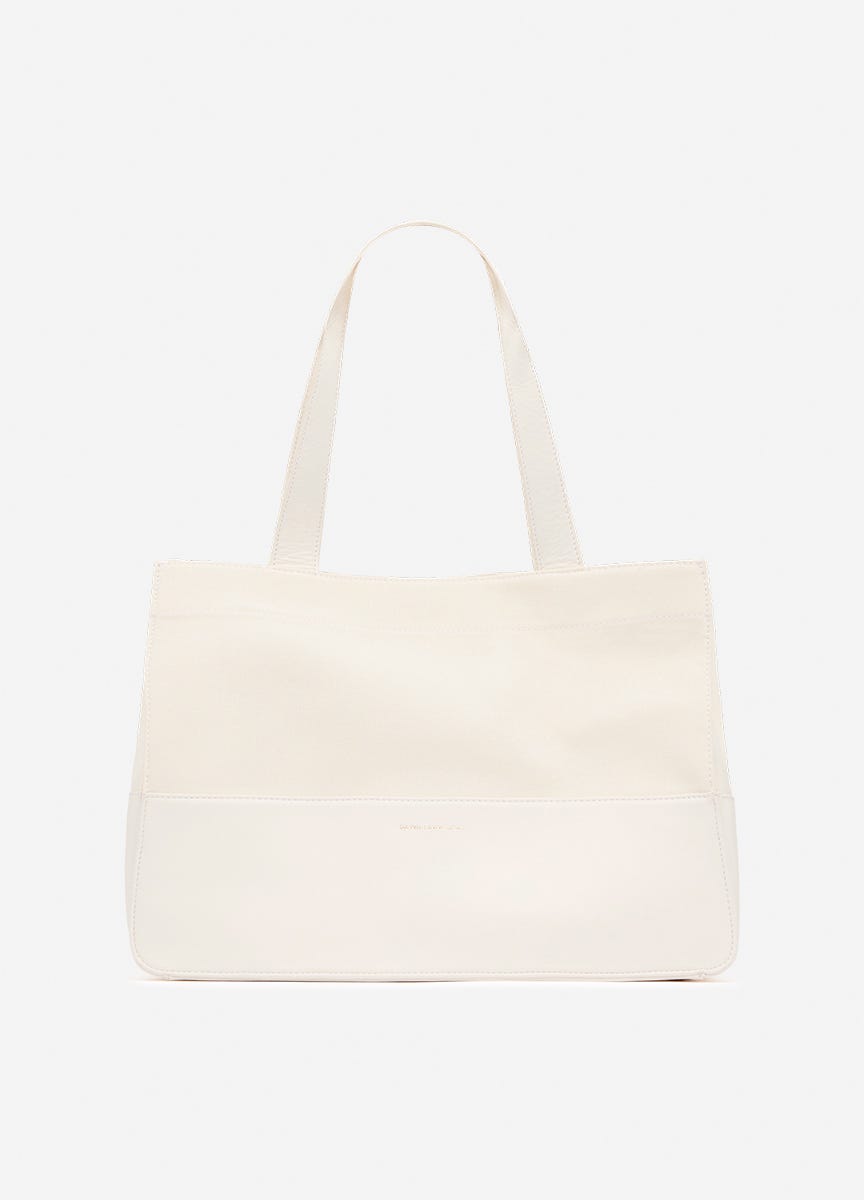 David Lawrence Women s Nadia Leather Mix Tote Bag