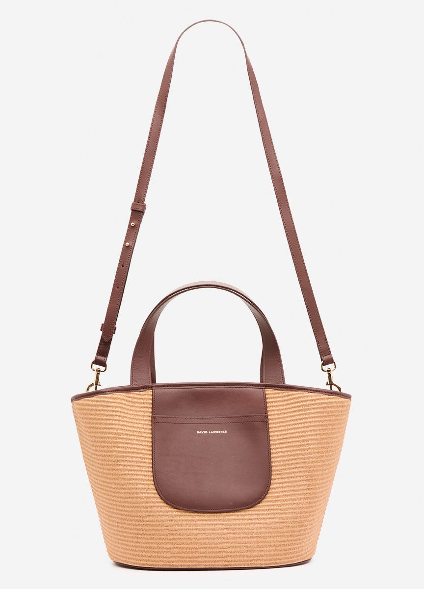 Menzia Raffia Tote Bag